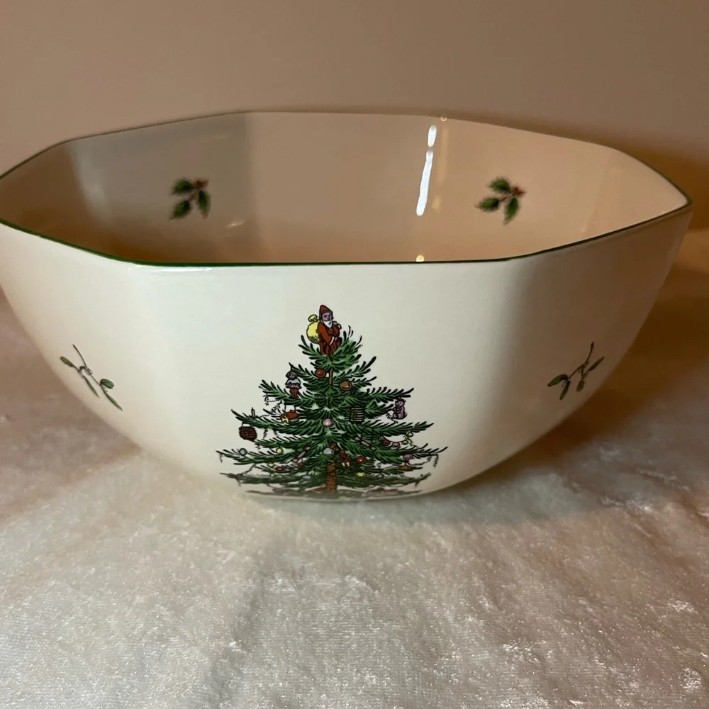 Spode Octagonal 7”Bowl - Picture 3 of 5